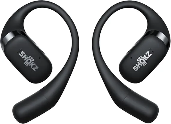 【極美品】SHOKZ ワイヤレスイヤホン 骨伝導 OpenFit T910 黒 OpenFit オープンイヤーイヤホン - Shokz (ショックス) 日本