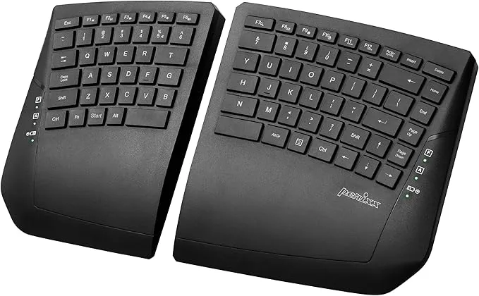 perixx - 【新品】Perixx PERIBOARD-624ワイヤレス スプリット Perixx - PERIBOARD-624B US ワイヤレススプリットキーボード の評価