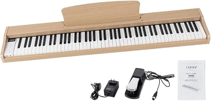特価！　電子ピアノ 88鍵盤 Carina カリーナ AF0088C Amazon | Carina 電子ピアノ 88鍵盤 キーボード 軽量スリム 充電