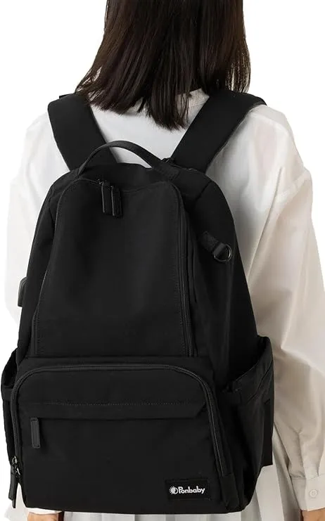 Ponbaby - 27L ツインズマザーズリュック 大容量 マザーズ