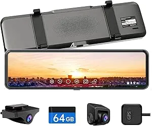 値下げ！ミラー型ドライブレコーダー T860-1 5ヵ月使用　美品 JADO - ドライブレコーダー ミラー型 分離 T860-1 リア1440P の評価