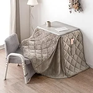 タンスのゲン - こたつ 一人用 3点セット 幅60×50 高さ調節 長方形