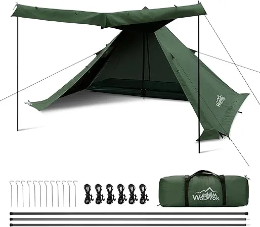 wolfyok outdoors - ワンポールテント ソロ TC ポリコットン の評価
