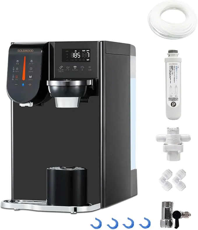 【美品】SOLEMOOD 浄水型ウォーターサーバー PURE YHR1203-A SOLEMOOD 浄水型ウォーターサーバー PURE （YHR1203-A 4L 温度