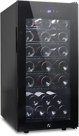 WEIMALL - ワインセラー 小型家庭用 32本収納 83L 縦置き タッチパネル
