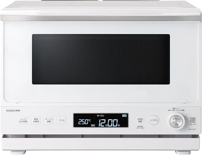 コイズミ(Koizumi) - オーブンレンジ 26L フラットテーブル ヘルツ