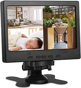 Pisichen - ミニ モニター 8 インチ タッチパネルモバイルHD小型