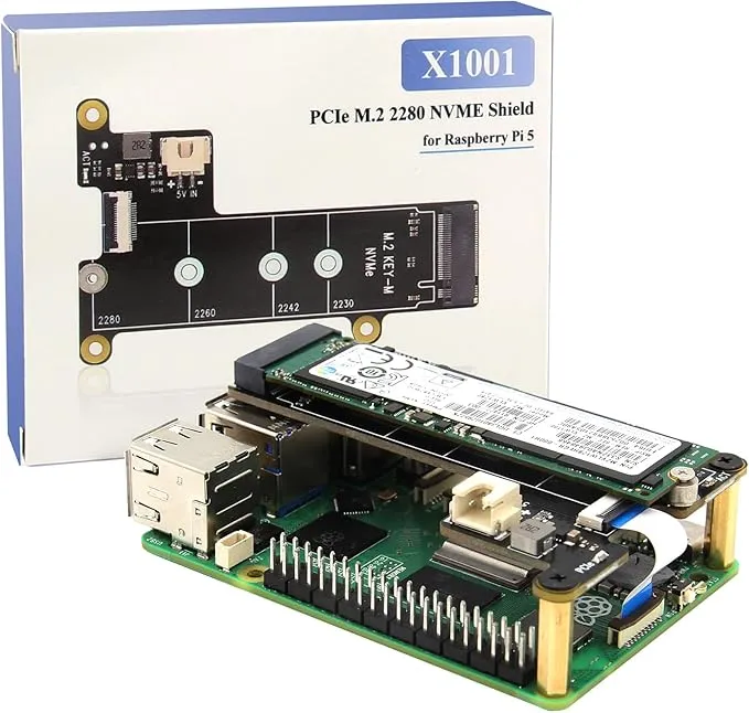 Geekworm - X1001 V1.1 PCIe NVMe M.2 SSD 2280拡張ボード の評価