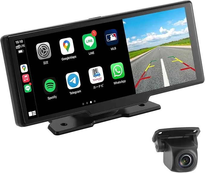 Fubedo - ワイヤレスCarPlay &Android Auto 車載モニター 10.26インチ