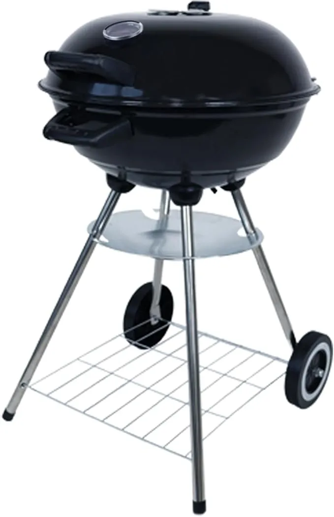 MRG(エムアールジー) - [温度計 蓋 付き] 改良 バーベキューコンロ 丸