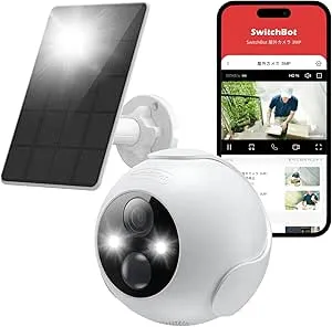 SwitchBot - SwitchBot 防犯カメラ 屋外カメラ3MP(ソーラー