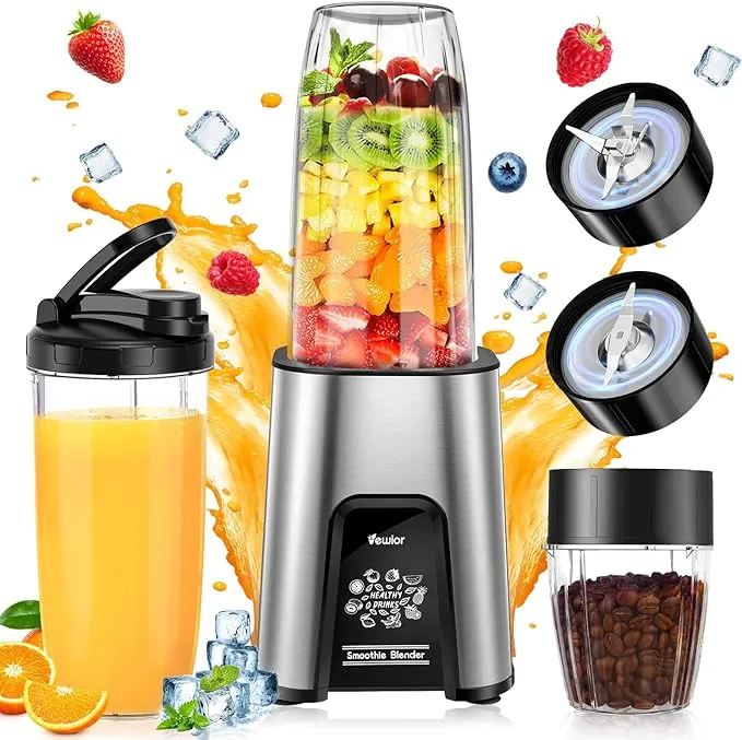 VEWIOR - ジューサー ミキサー【1台多役・850W ハイパワー