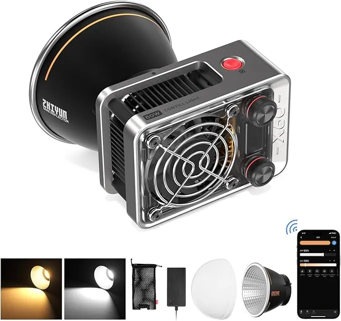 ZHIYUN - MOLUS G60 COMBO LEDビデオライト の評価 | SHOPSTAFF