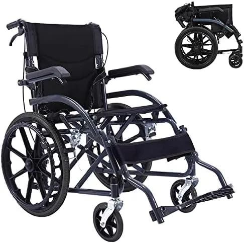 RAKU - 車椅子 自走式 介助式 兼用 20インチ ノーパンクタイヤ