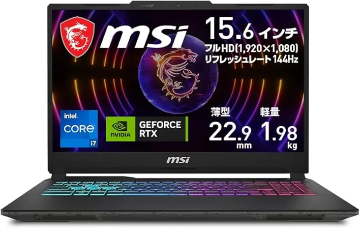 ZARPA - ゲーミングノートPC RTX4060 (8GB) Core i7-13620H の評価