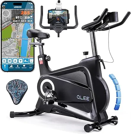 多機能フィットネスマシン Amazon.co.jp: QLEE 第7世代フィットネスバイク 【ZWIFT アプリ