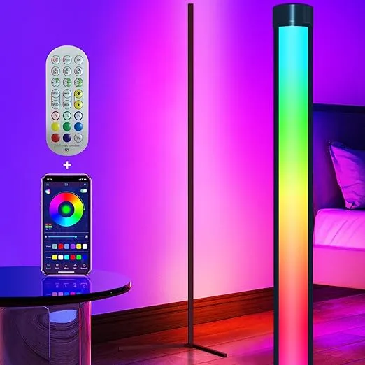 Sotipevs - RGB フロアランプ 間接照明 Alexa対応 高さ155cm フロア Sotipevs - RGB フロアランプ 間接照明 Alexa対応 高さ155cm フロア
