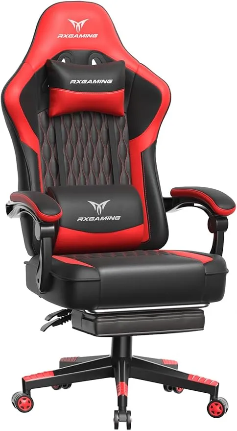 RXGAMING ゲーミングチェア. Amazon.co.jp: RXGAMING ゲーミングチェア オットマン付き PC