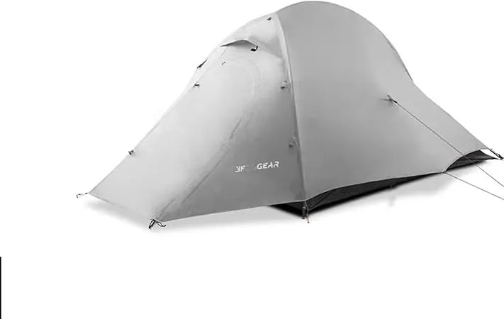 aricxi 2人用　ブラック 2人用の超軽量キャンプテント,屋外ハイキング,旅行,バックパック