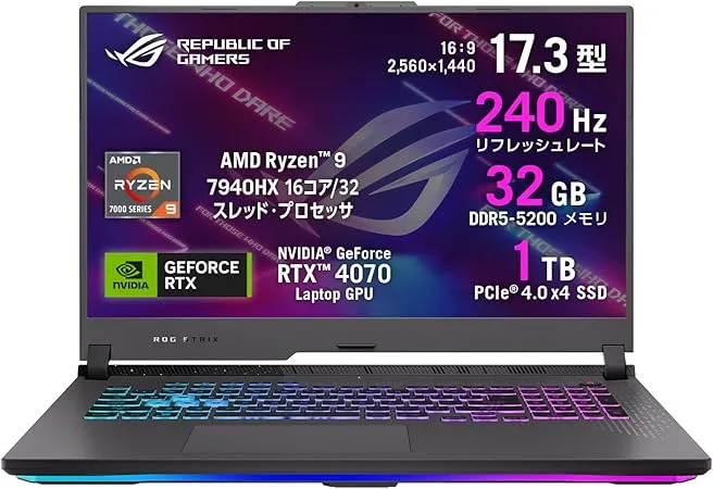 受渡者決定】ゲーミングノート ASUS ROG ZEPHYRUS GA401QM