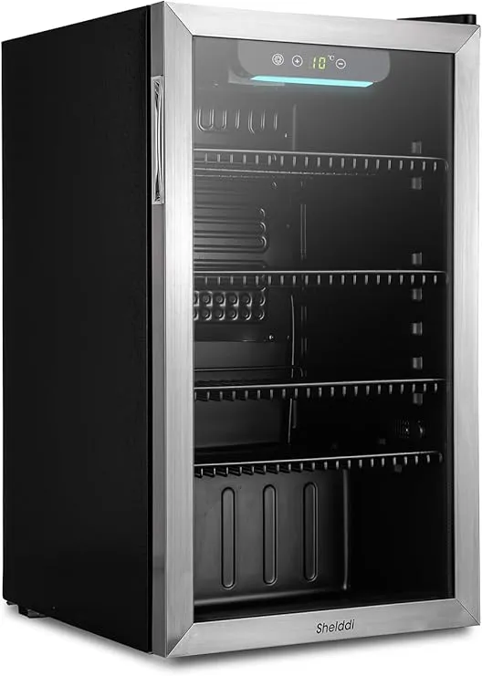 Shelddi - ミニ冷蔵庫 小型 23L 静音 一人暮らし 1ドア ペルチェ式