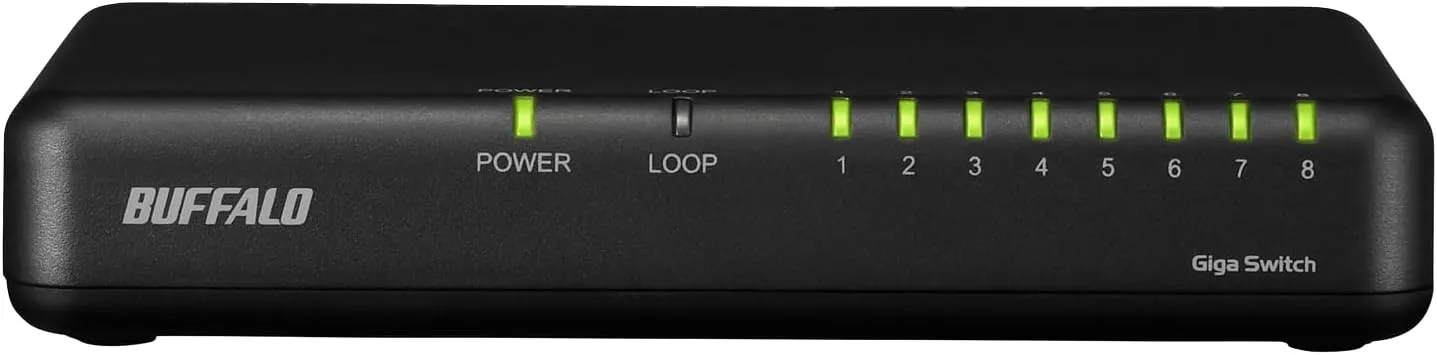 バッファロー LSW-8GPE/NBK