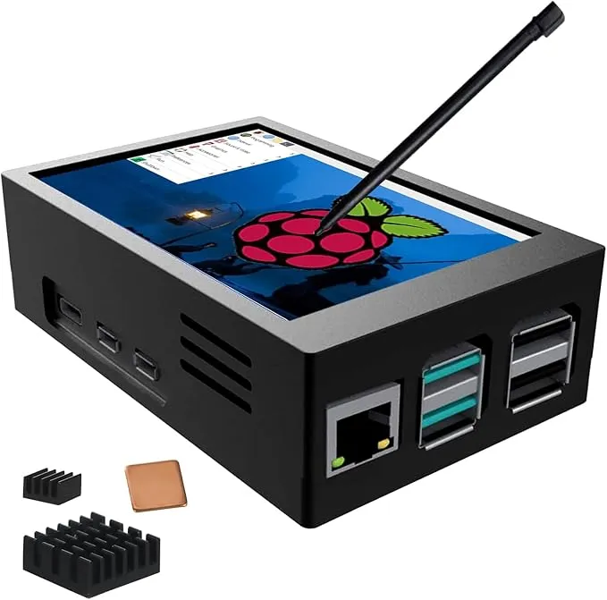 Raspberry Pi 3B 3.5インチディスプレイ Camera 3.5 インチ Raspberry Pi 3 B Plus タッチスクリーン TFT LCD