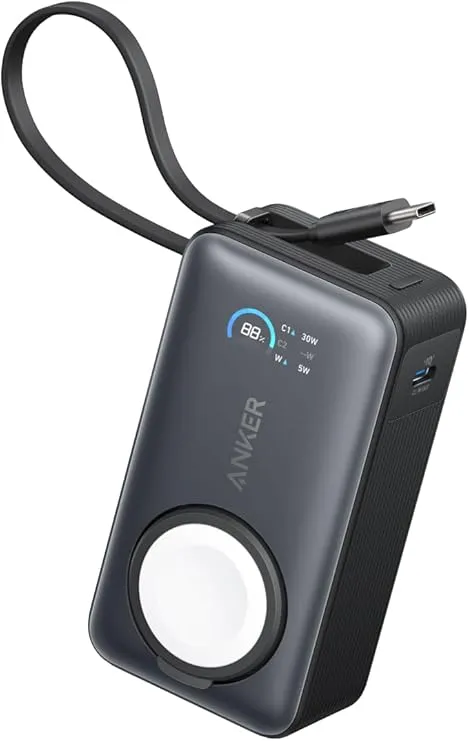 Anker - Anker MagGo Power Bank (10000mAh, 35W, For Apple