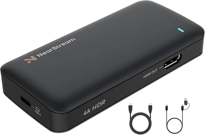 NearStream - キャプチャーボード 4K60fps入力 HDMI2.0パススルー