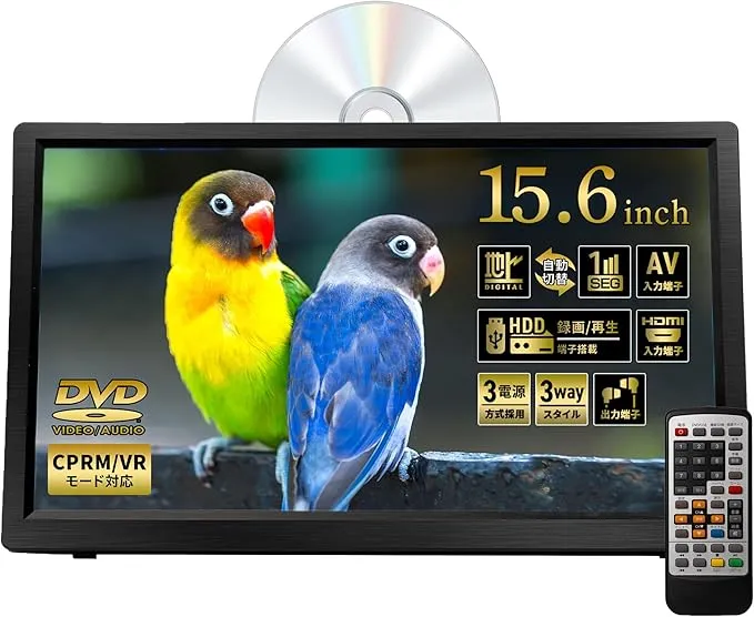 ROOMMATE - 15.6型 ポータブル テレビ DVDプレーヤー o000 の評価