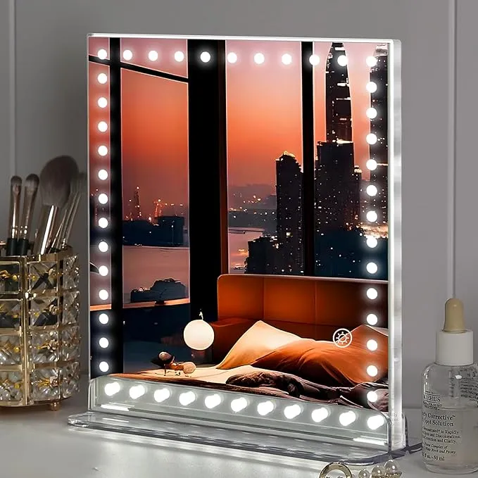 ハリウッドミラー VANITII GLOBAL - 女優ミラー ハリウッドミラー 鏡 卓上 化粧鏡 卓上鏡