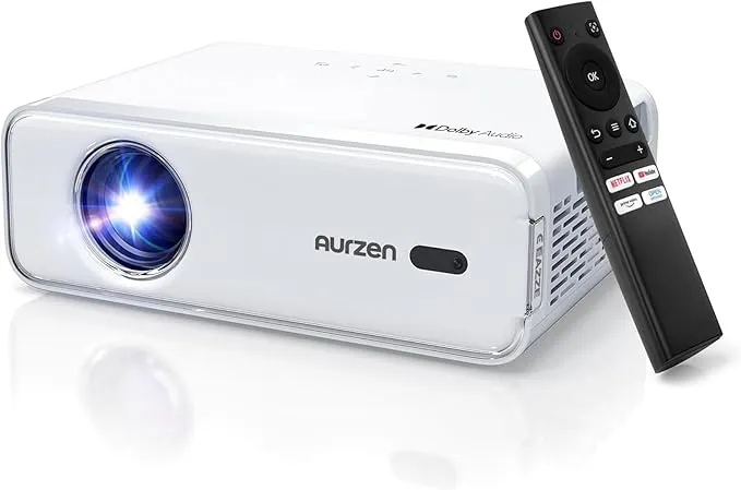 Aurzen EAZZE D1 プロジェクター 本体 ホワイト 新時代の格安機】Aurzen D1プロジェクターを徹底レビュー【フル