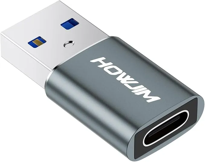 HOWJIM - USB Type-C 変換アダプタ QC3.0 急速充電 5Gbps高速データ