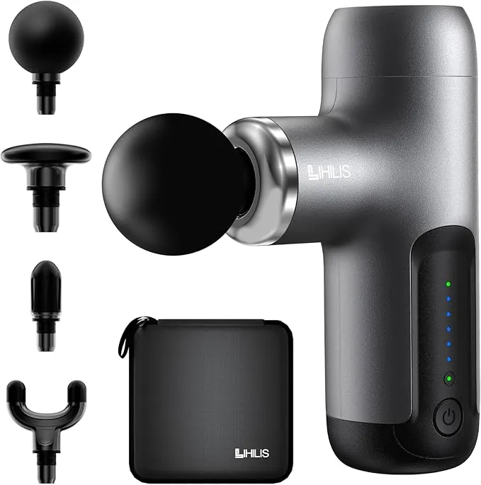 筋膜リリースガン (整体院長監修) ハンディガン AI自適応モード付き LIHILIS (業界最強 小型軽量筋膜ガン) きんまくリリース電動ガン 6段 LIHILIS - 筋膜リリースガン (整体院長監修) ハンディガン AI自適応