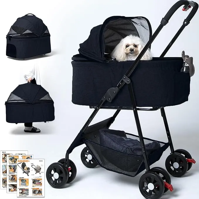 Angelpet - 分離型ペットカート AP-S1 カーキ の評価 | SHOPSTAFF