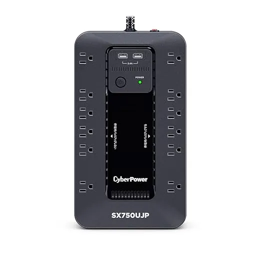 CyberPower - SX750UJP 無停電電源装置 UPS の評価 | SHOPSTAFF