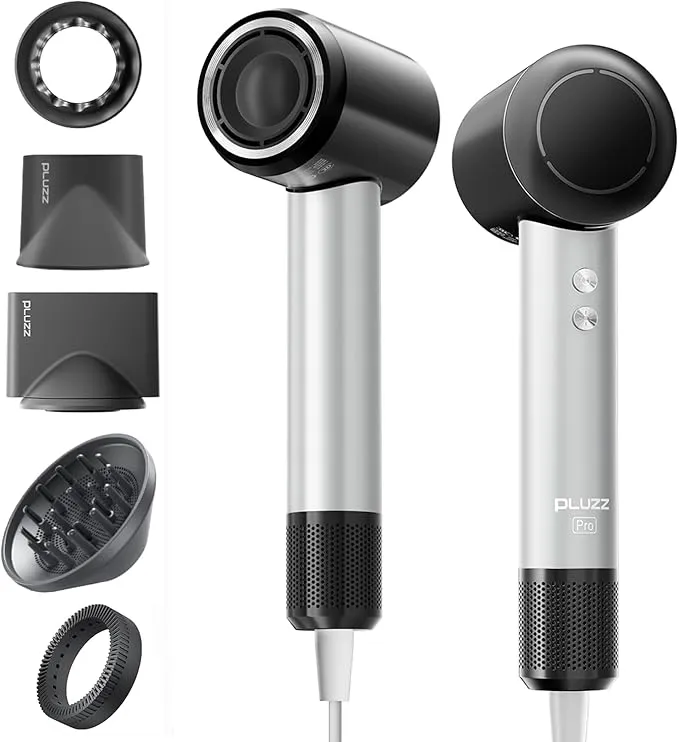 PLUZZ Pro ドライヤー 1200W Amazon.com : Hair Dryer, Ionic High-Speed Blow Dryer for