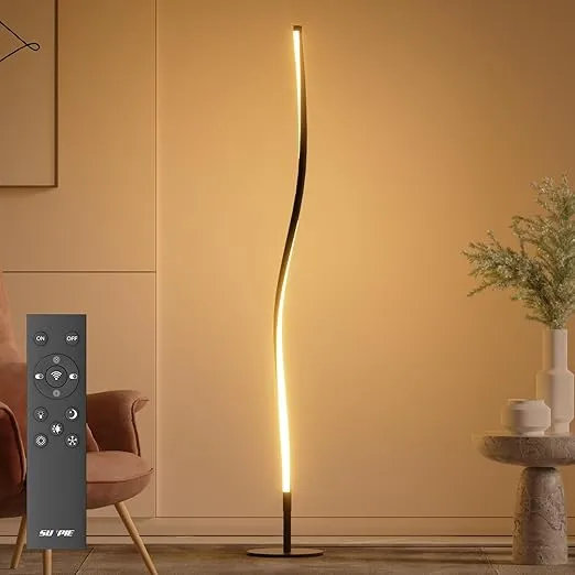 Twinbasto - フロアライト 間接照明 LEDフロアランプ リモコン付き