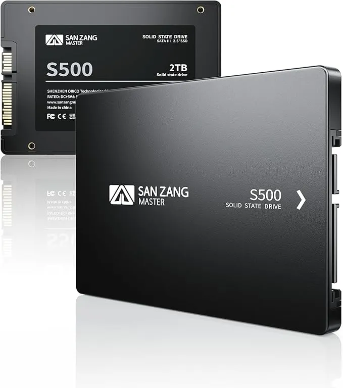 SAN ZANG MASTER - SSD 2TB SATA3.0 2.5インチ 3D NAND 内蔵SSD 最大