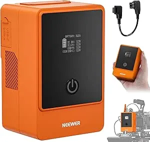 NEEWER - ミニVマウントバッテリー 6800mAh 99Wh 14.5V ミニVロック