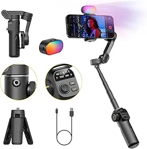 AOCHUAN スマホ用　ジンバルスタビライザー　Smart X2 ホワイト Amazon.co.jp: AOCHUAN SMART X2 スマホ ジンバル 三脚付き 伸縮
