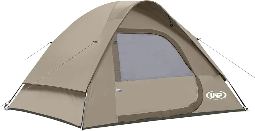【新品未使用】UNP キャンプテント 大人3〜4人用 unpaume UNPキャンプテント 3人 4人用 簡単設営 ドーム型