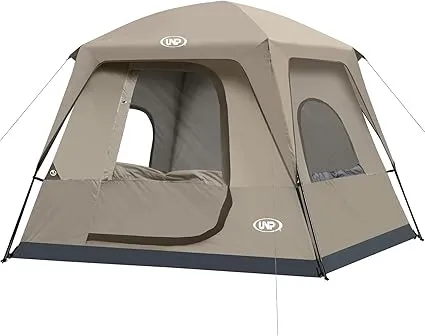 Amazon.co.jp: UNP キャビンテント 4人用 大空間 キャンプテント
