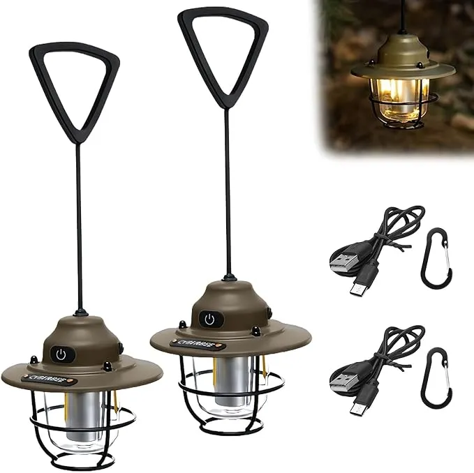 ランタン　ランプ　キャンプ用 SEKIDAR - キャンプランタン 充電式 2個入り LEDランタン 高輝度