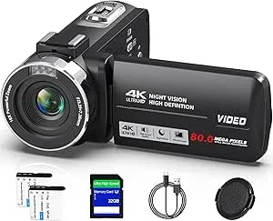 4Kビデオカメラ DV112-4K-外付けマイクなし Spikenard 4Kビデオカメラ DV112-4K-外付けマイクなし Spikenard