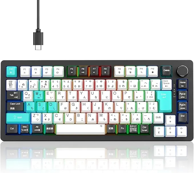 mongeese KB820 ゲーミングキーボード mongeese KB820をレビュー：日本語配列・ホットスワップ対応