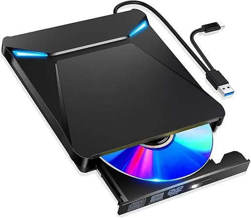 EOKEKE - 外付けブルーレイドライブ BD/DVD/CDプレイヤー再生読み書き