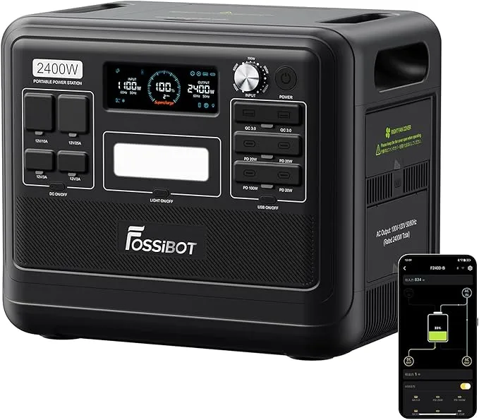 FOSSiBOT - F2400 ポータブル電源 の評価 | SHOPSTAFF