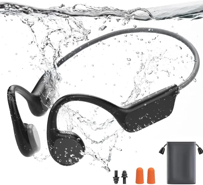 完全防水 骨伝導イヤホンIP68 楽天市場】【IP68完全防水】骨伝導 ヘッドホン スポーツ 骨電動