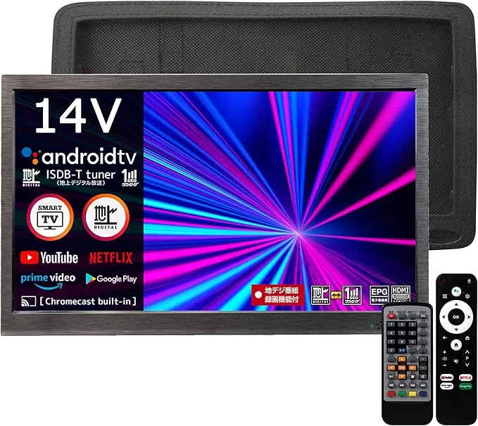 ROOMMATE - 14型 スマートテレビ AndroidTV TDP-o000-OTWFD14TE-08 の